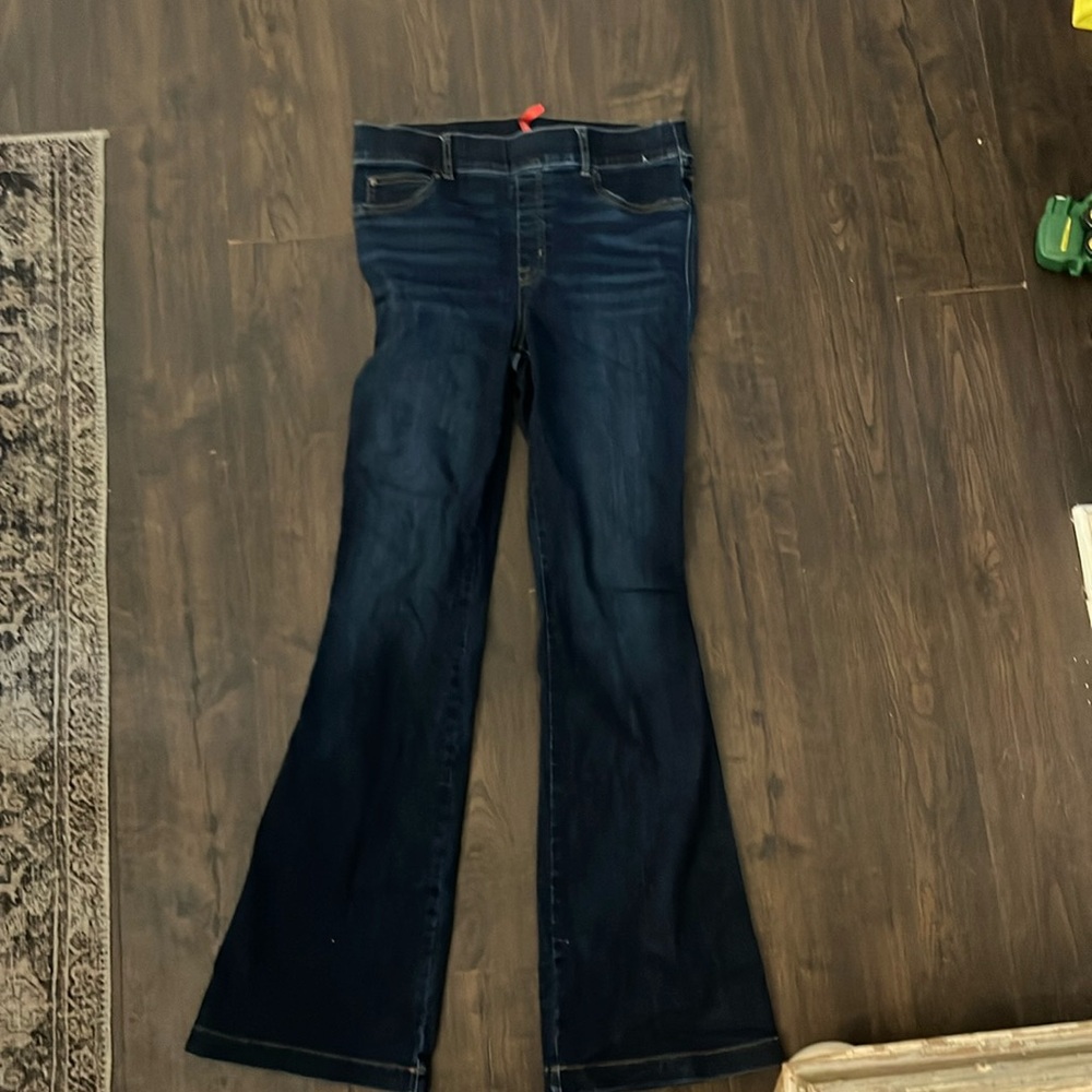Spanx flare  jeans sz Large long